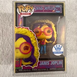 Funko Pop! Vinyl: Janis Joplin #296 - (Black Light Exclusive) With Protector
